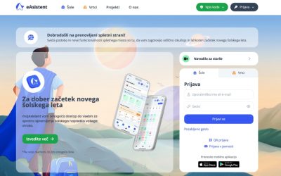 eAsistent – prenovljena spletna stran