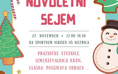 Vabilo na novoletni sejem OŠ Bistrica